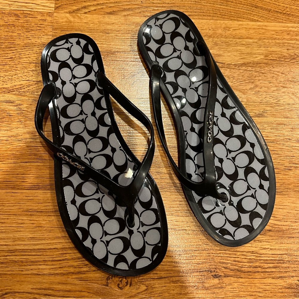 Coach Flip Flops